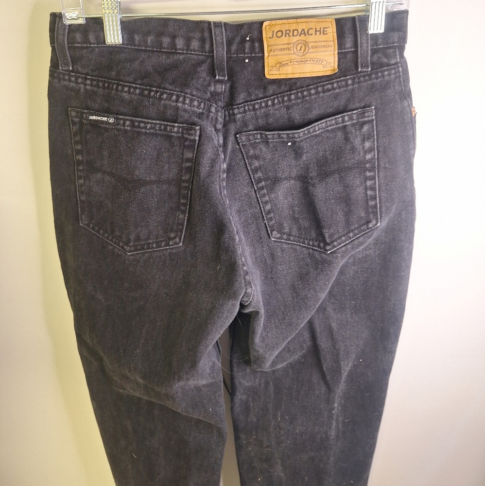 Jordache Black High Rise Jeans Size 11/12 - Picture 4 of 6